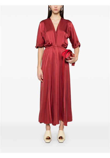 Clay red silk maxi dress Forte Forte - women FORTE FORTE | 135843083